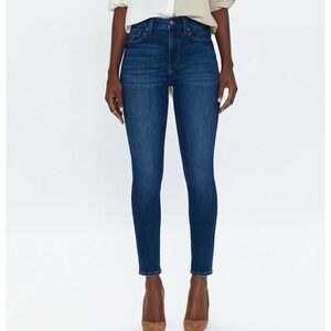 Pistola‎ Denim Aline Jeans Womens Size 25 Dark Wash High Rise Skinny Stretch